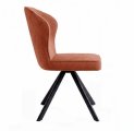 Стул DikLine 238 поворотный BL07 терракотовый, ножки черные