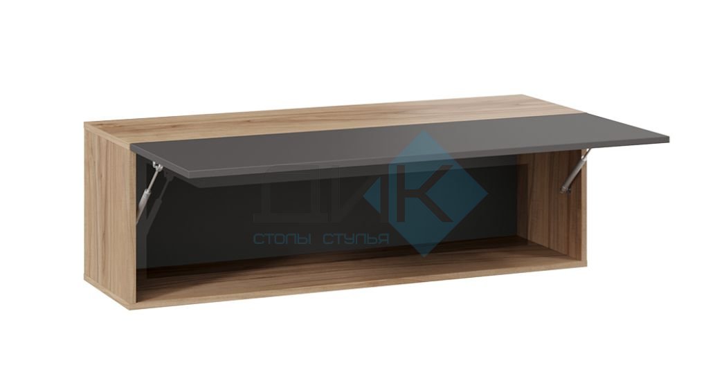 Порто шкаф навесной (393.15.11) (яблоня белуно, графит софт)