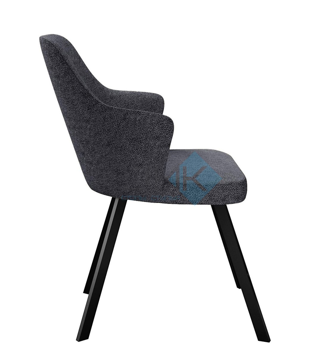 Стул DikLine 235 поворотный, NS13 GRAPHITE, ножки черные