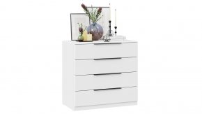 Тесса комод (белый жемчуг/белый глянец)