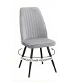 Стул DikLine 327 поворотный B22 GREY, ножки черные