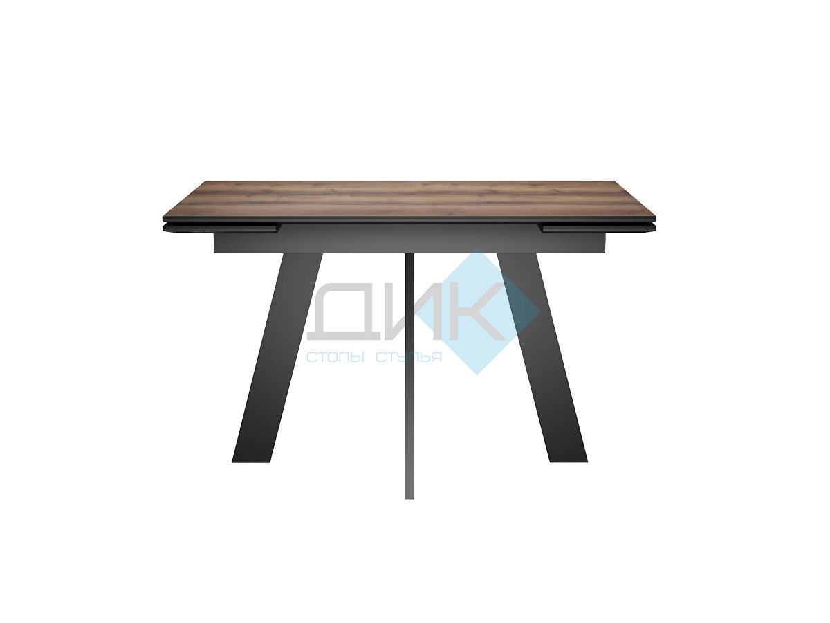 Стол обеденный WINGS Дуб делано/Черный, Черный