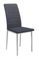 Стул DikLine ТЕКС каркас хром/ B28 ANTRACITE