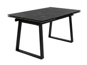 Стол DikLine DZ160 Камень Пьетра Гриджиа чёрный/черные (2 уп.)