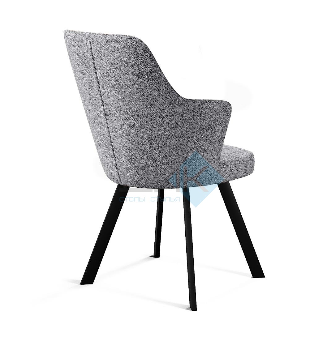 Стул DikLine 235 поворотный, NS10 GREY, ножки черные