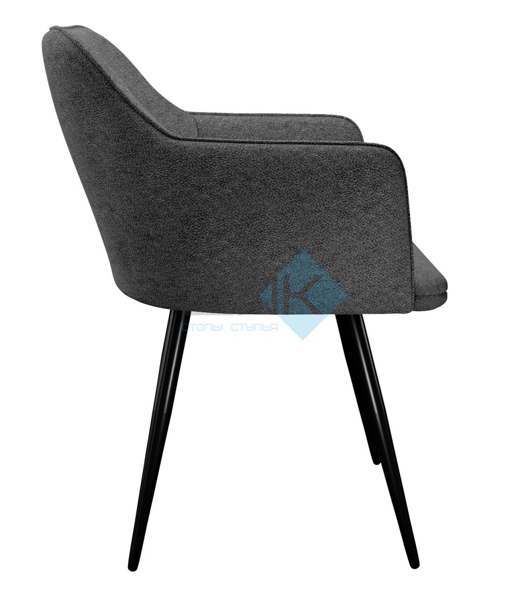 Стул DikLine 277 поворотный NS13 GRAPHITE, ножки черные