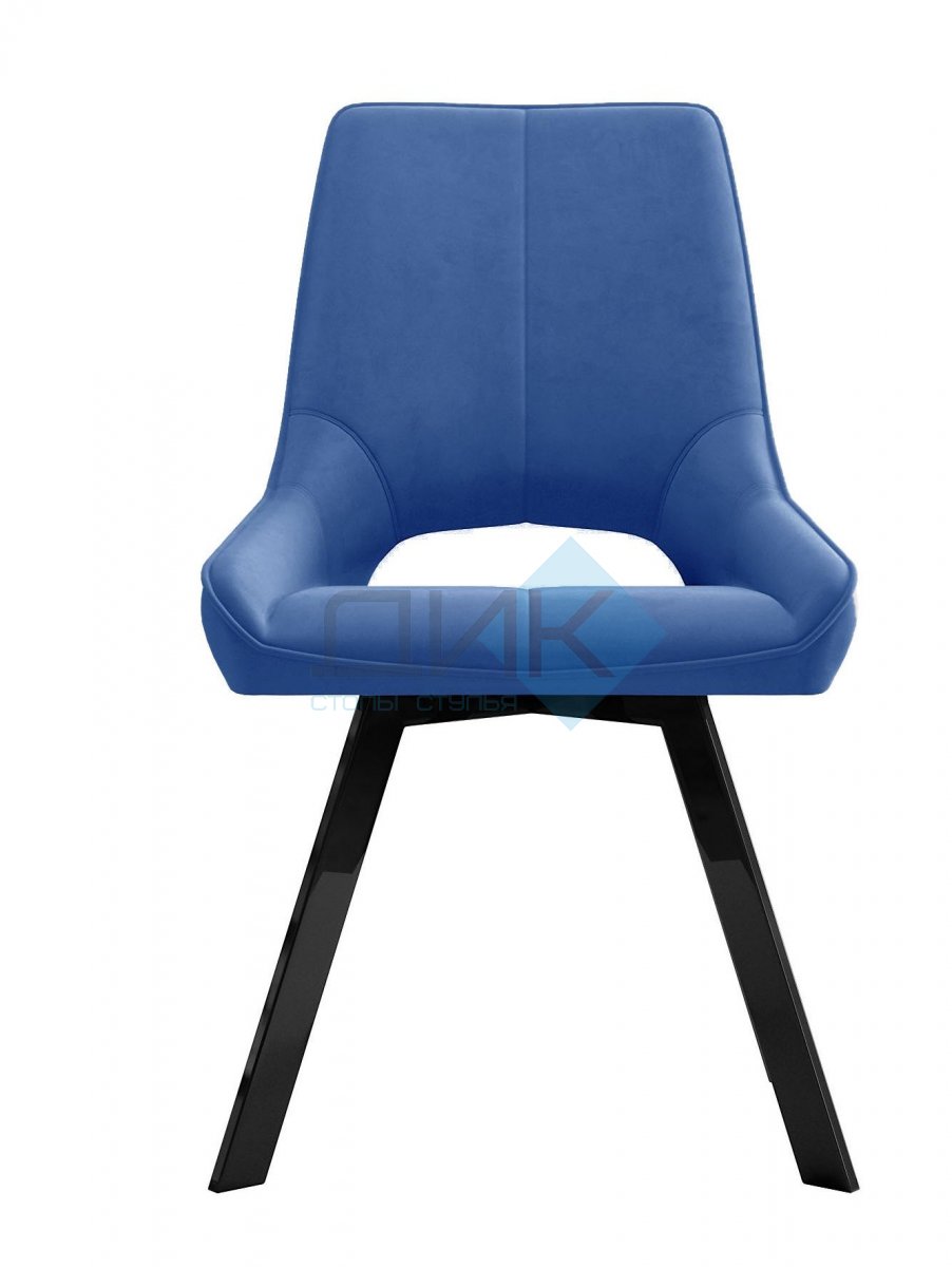 Стул DikLine 268 Z20 синий, ножки черные