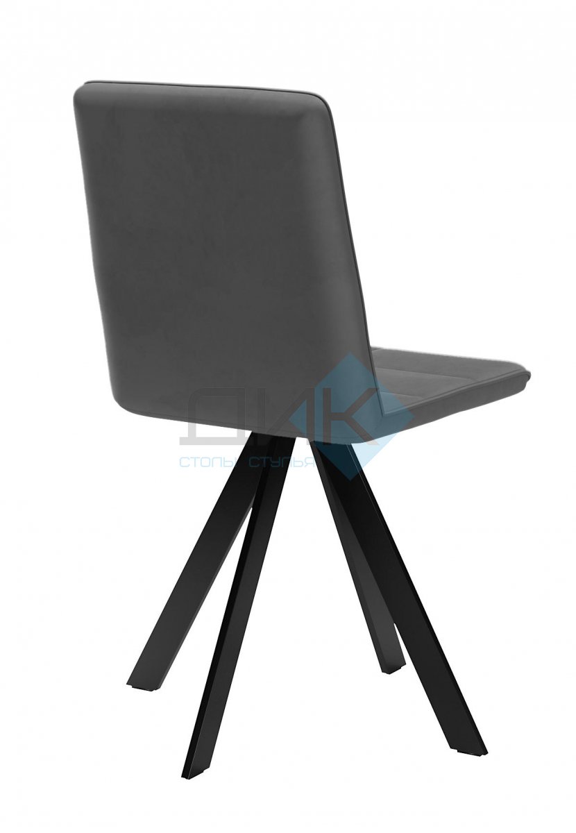 Стул DikLine 230 поворотный B28 ANTRACITE, ножки черные