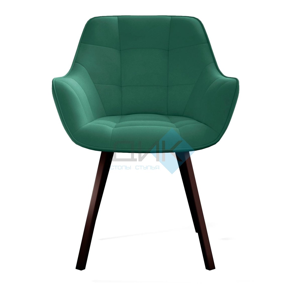 Стул DikLine 252 М поворотный, Z39 авокадо, ножки черные