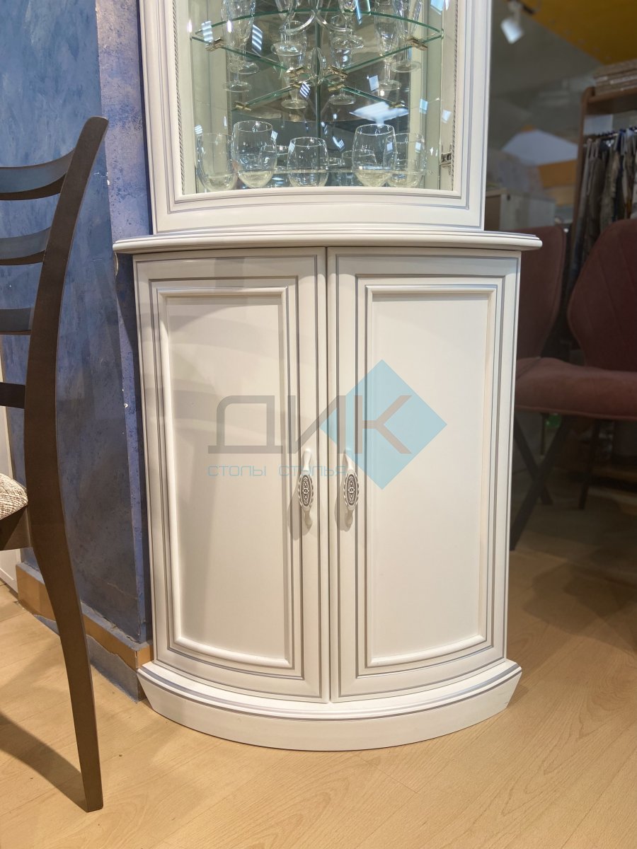 Витрина угловая «Милан-6-01 + Милан 4-01» (Комплект) Образец из салона