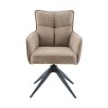 Стул DikLine 6826 т.к Темно-бежевая Raven 34, опоры черные