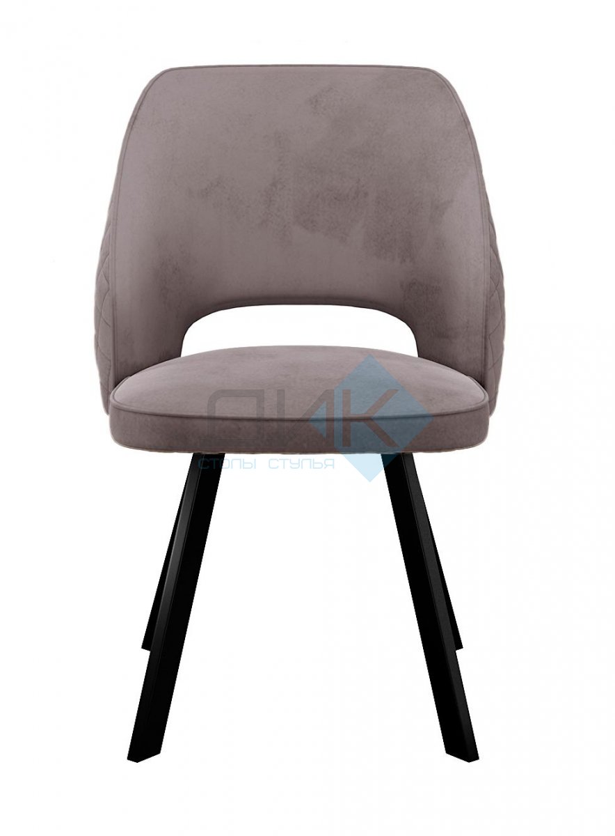Стул DikLine 274 поворотный Z48 капучино, ножки черные