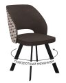 Стул DikLine 274 поворотный SB3/A2 шоколад, ножки черные