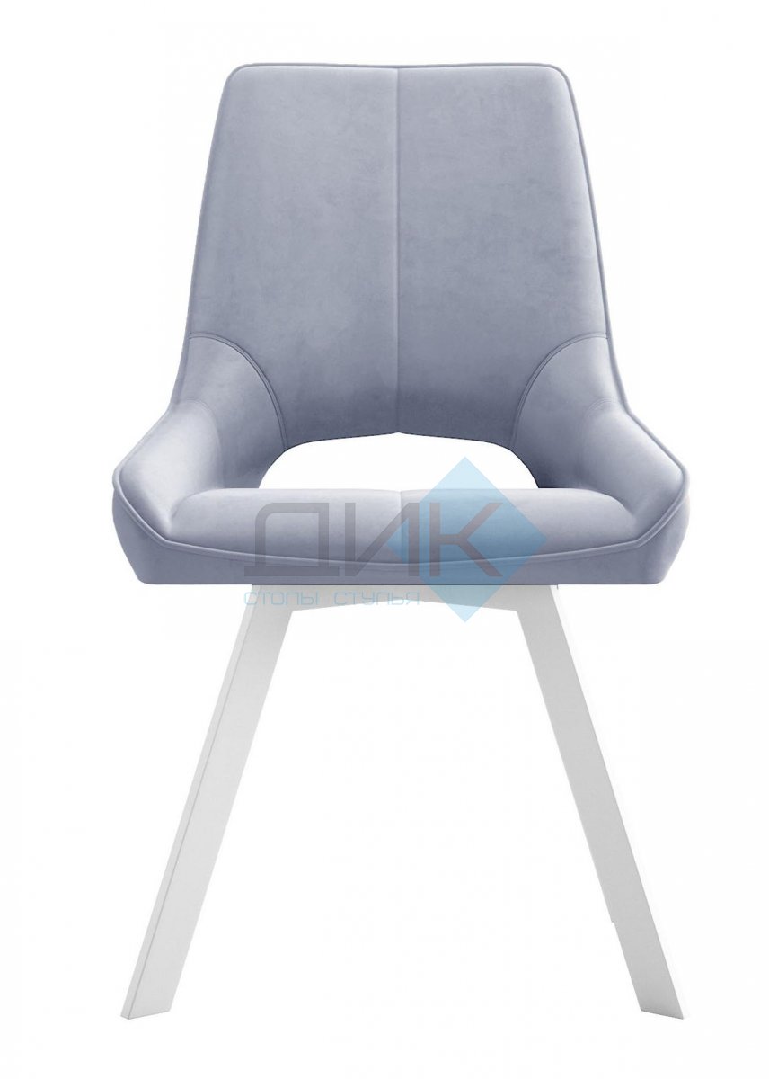 Стул DikLine 268 Z46 перламутр, ножки белые