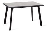 Стол DikLine HB120 хромикс белый/ опоры черные