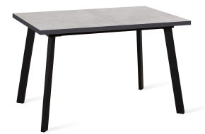 Стол DikLine HB120 хромикс белый/ опоры черные