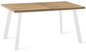 Стол DikLine HB140 Дуб Галифакс натуральный/ опоры белые