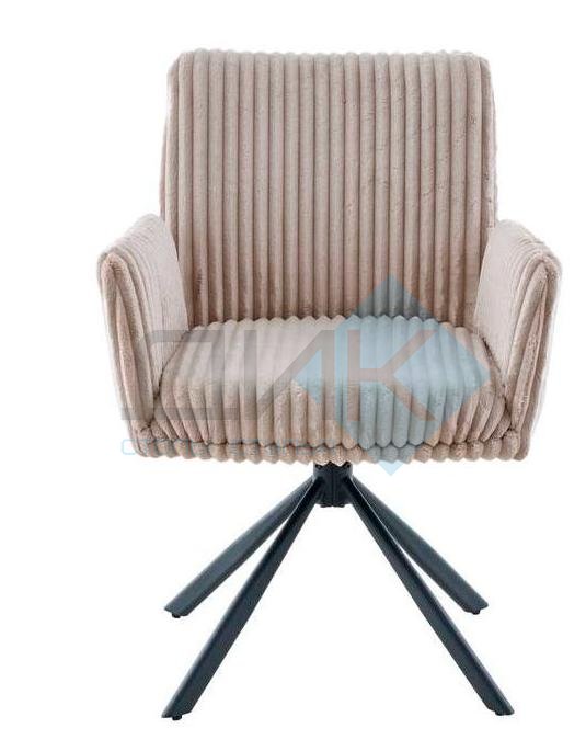 Стул DikLine 6827 т.к Бежевая Velo 30, опоры черные