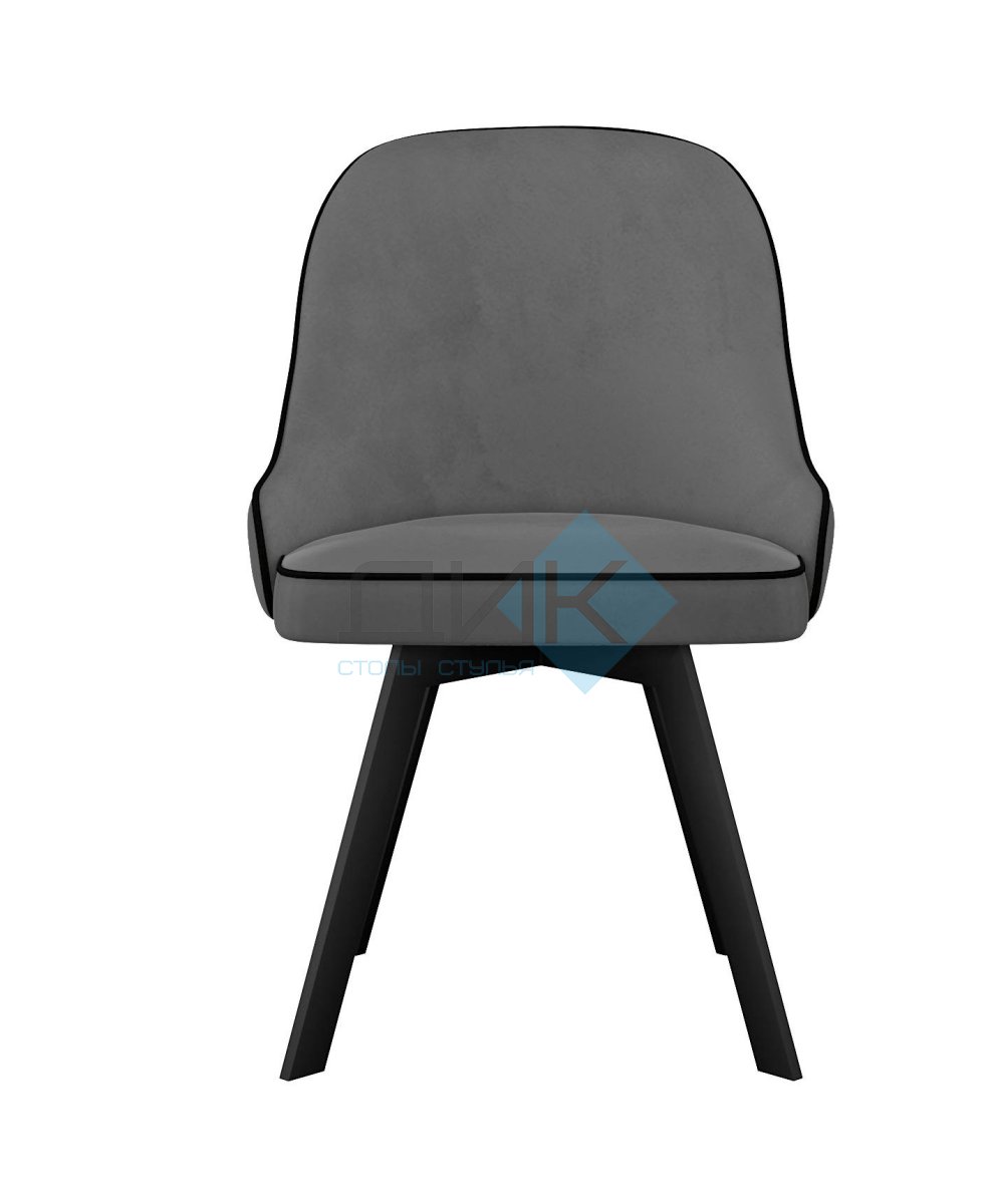Стул DikLine 266M поворотный, E31 серый, ножки черные