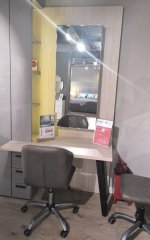 Туалетный стол CHELSEA серая Образец в салоне ТЦ Авеню