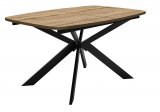 Стол DikLine B140 Дуб Галифакс (ЛДСП EGGER)/опоры черные
