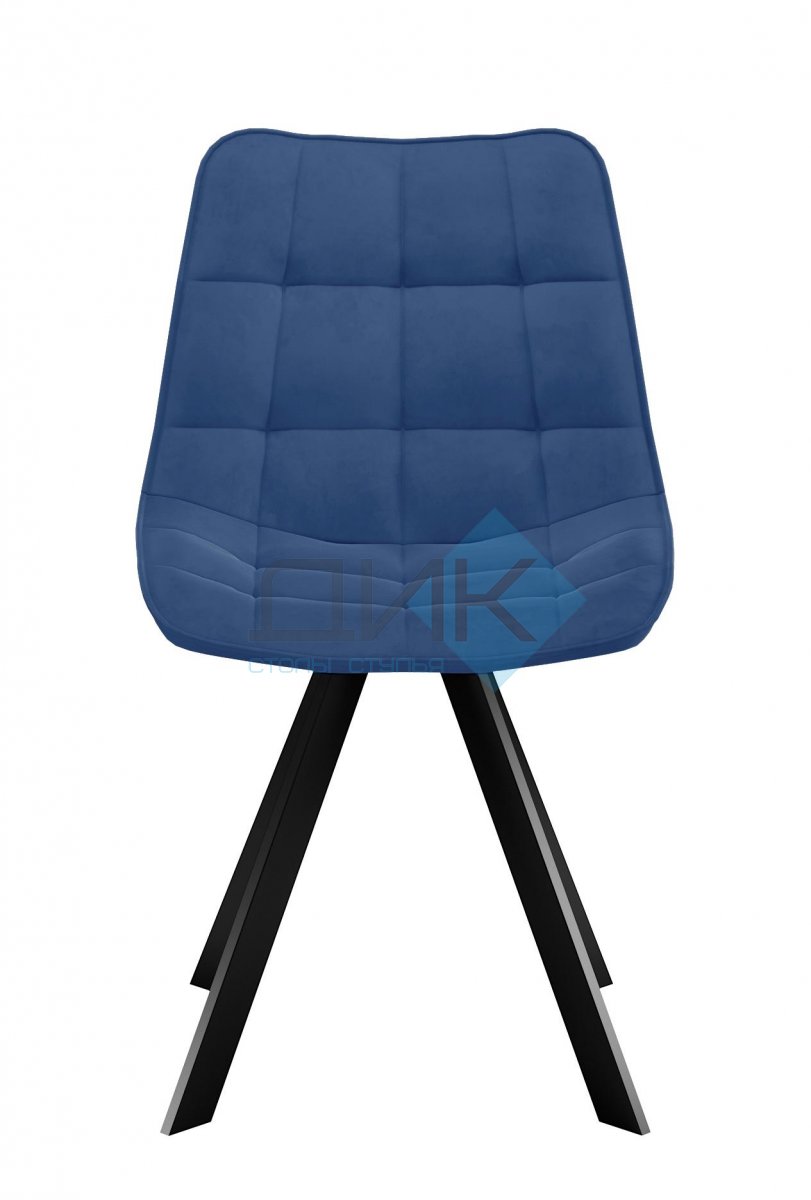 Стул DikLine 229 поворотный, B8 BLUE, ножки черные