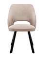Стул DikLine 274 поворотный Z128 бежевый, ножки черные