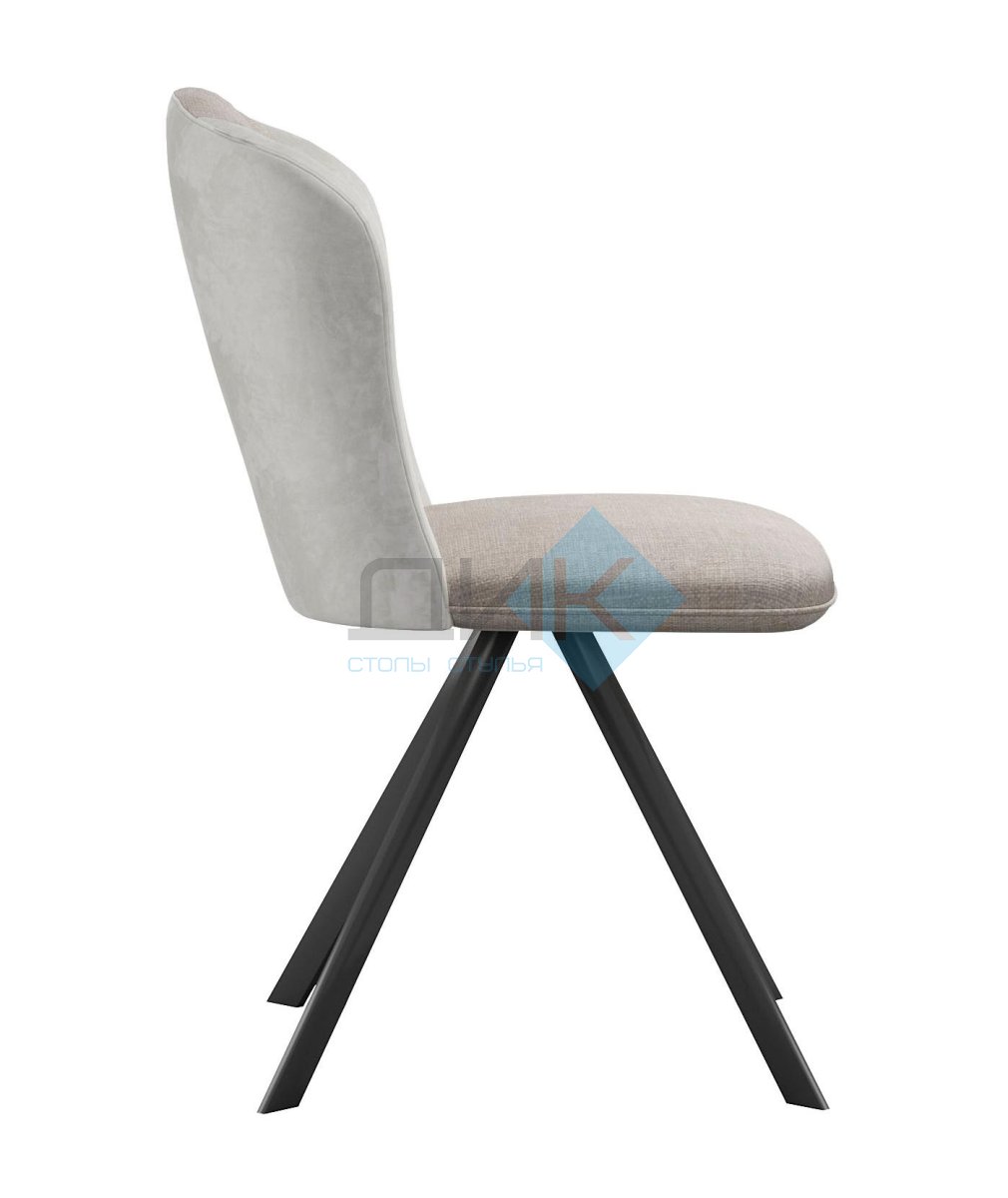 Стул DikLine 299 поворотный NS04 CREAM/C103 крем, ножки черные
