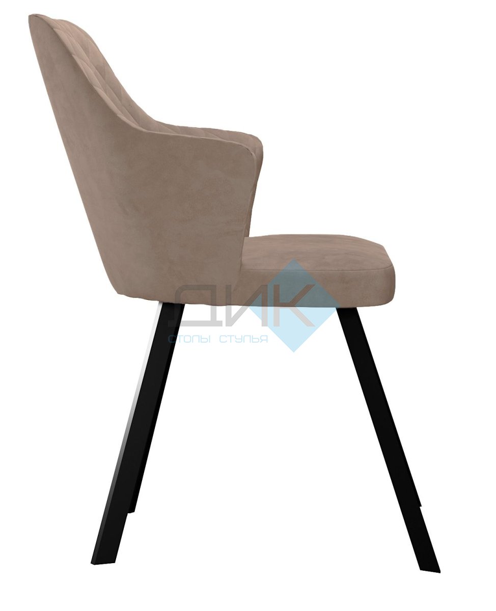 Стул DikLine 345 K4 капучино, ножки черные
