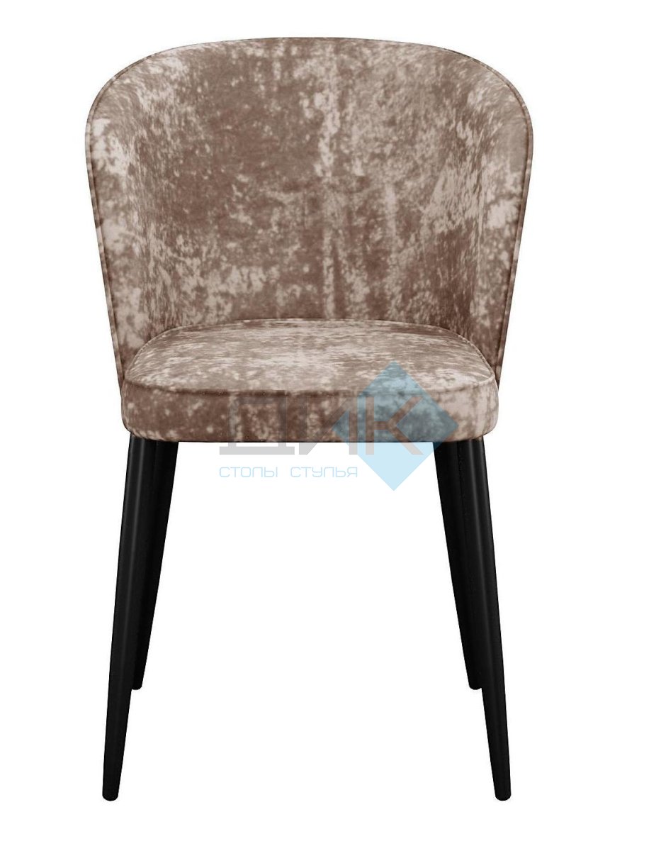 Стул DikLine 348 поворотный M05 шоколад, ножки черные