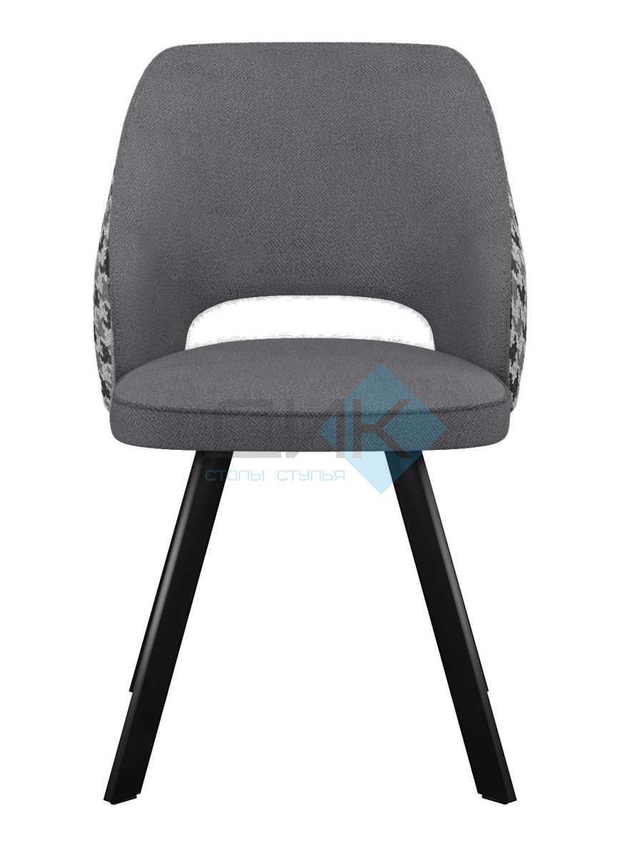 Стул DikLine 274 поворотный SB5/A3 серый, ножки черные