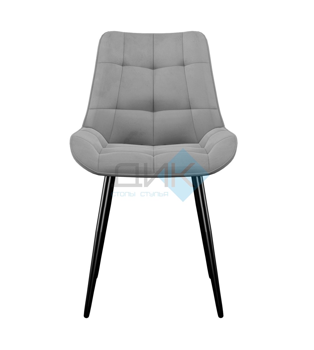 Стул DikLine 226 поворотный B22 GREY, ножки черные