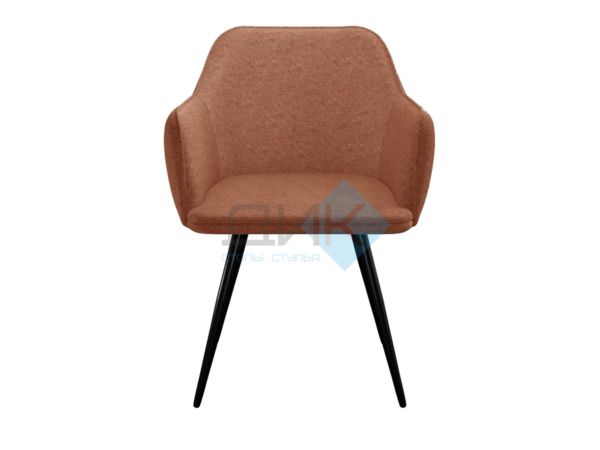 Стул DikLine 277 поворотный NS Rust терракотовый, ножки черные