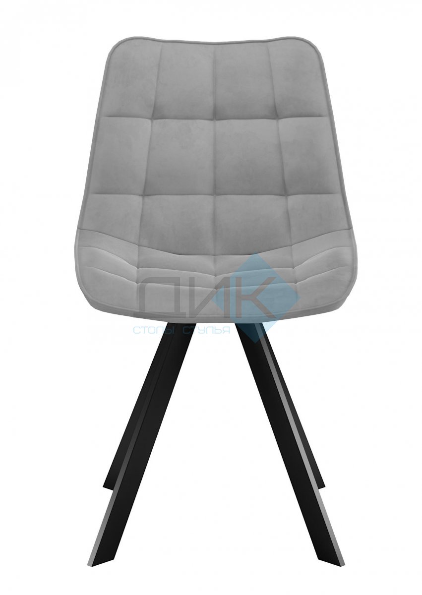 Стул DikLine 229 поворотный, B22 GREY, ножки черные