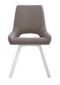 Стул DikLine 268 Z48 капучино, ножки белые
