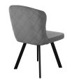 Стул DikLine 219 поворотный, B22 GREY, ножки черные УЦЕНКА