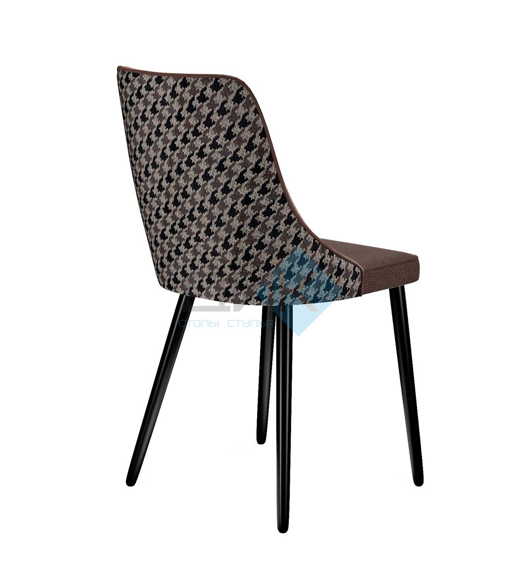 Стул DikLine 286 SB3/A2 шоколад, ножки черные