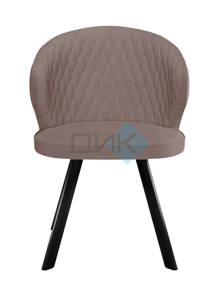 Стул DikLine 249 поворотный, B5 LATTE, ножки черные