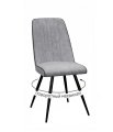Стул DikLine 324 поворотный B22 GREY, ножки черные
