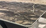 Стол DikLine DKP180 Керамика Amadeus/подстолье черное/опоры дуб галифакс Образец в ТЦ Империя
