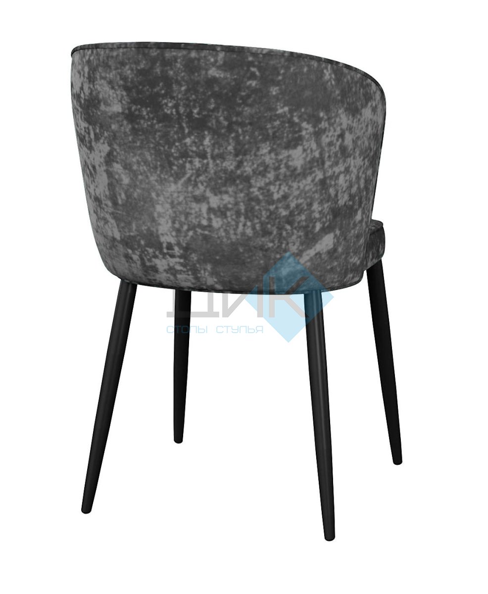 Стул DikLine 348 поворотный M14 серый, ножки черные