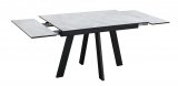 Стол обеденный WINGS Жемчужный Перито/Черный, Черный