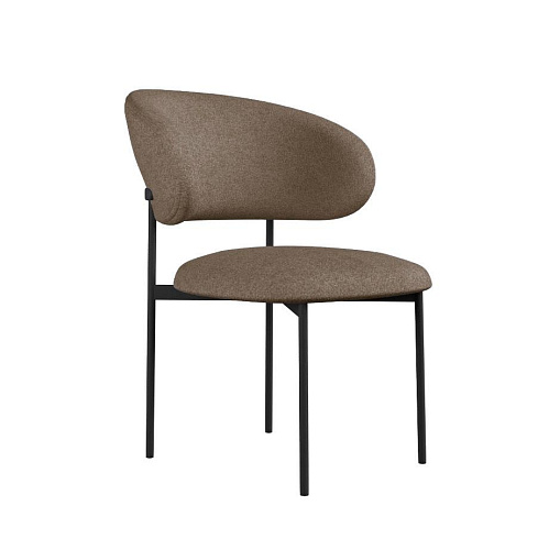 Стул DikLine 201 NS05 CAPPUCCINO, ножки черные