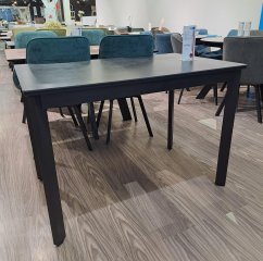 Стол DikLine LK110 Керамика Черный мрамор/опоры черные Образец в салоне ТЦ Румянцево