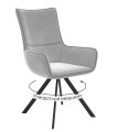 Стул DikLine 289 поворотный E28 светло-серый, ножки черные