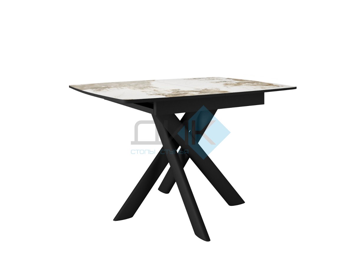 Обеденная зона: Стол DikLine DKB110 + стулья Dikline 286 (4шт)