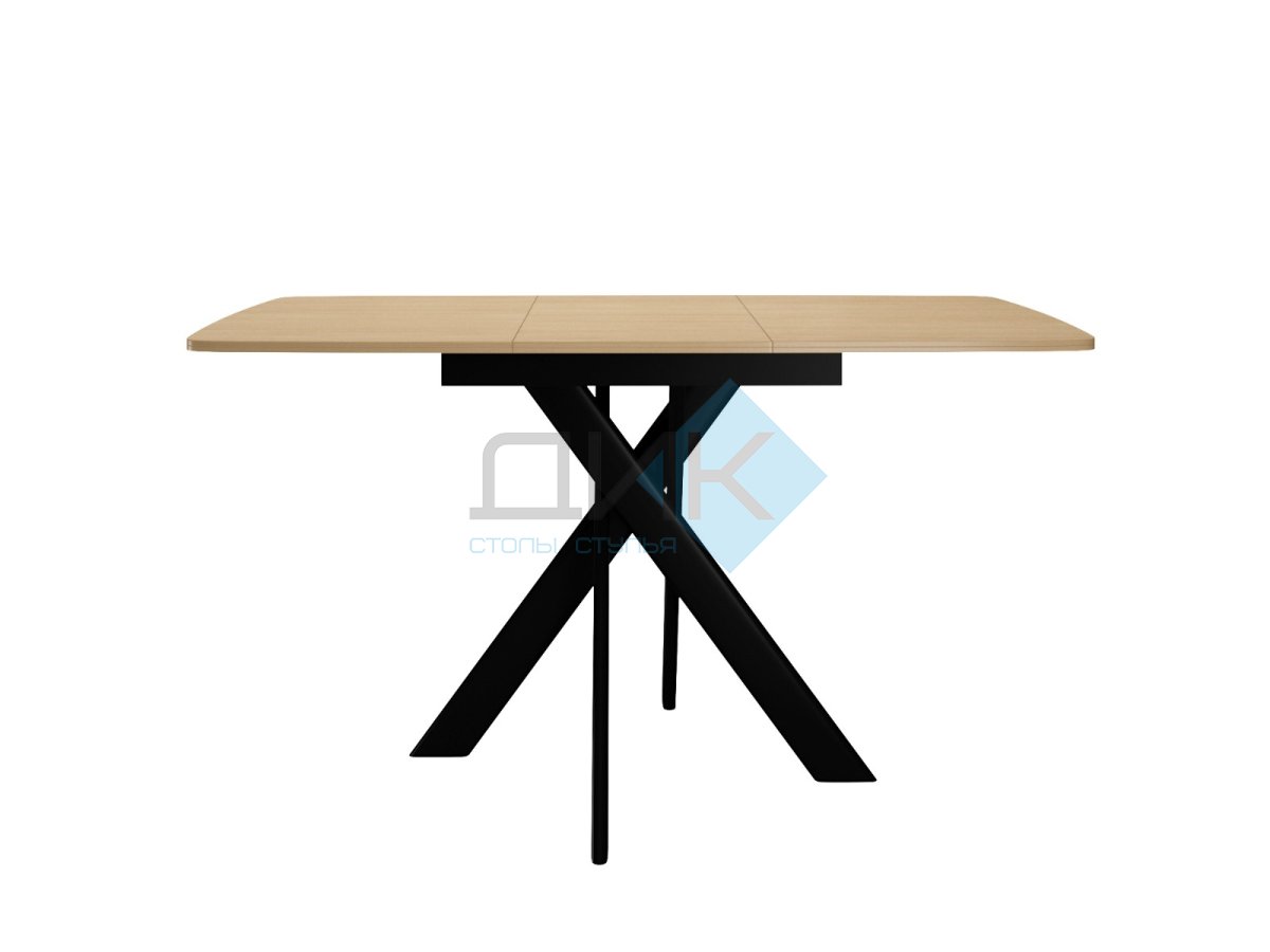 Стол DikLine DB110 Дуб Каселла натуральный/опоры черные