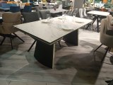 Стол "ДеLuxe" 1800(300*2)*900 керамика К14, черный Образец в салоне ТЦ Красный кит
