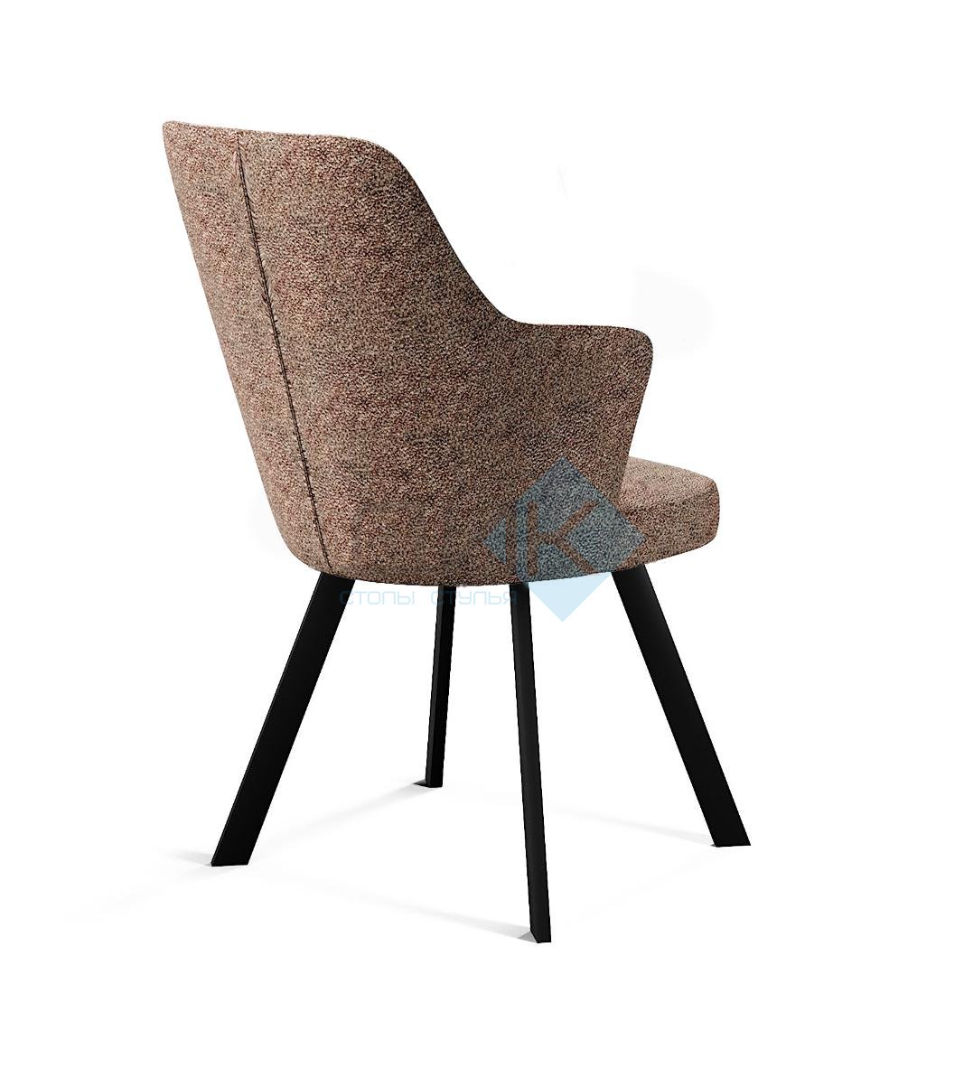 Стул DikLine 235 поворотный, NS05 CAPPUCCINO, ножки черные