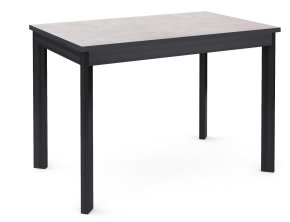 Стол DikLine L110 хромикс белый/ опоры черные